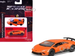 Lamborghini Huracan Performante Orange "Speed Icons" Series 1/64 Diecast Model Car by Maisto