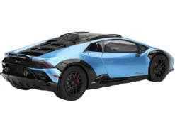 Lamborghini Huracan Sterrato Blu Aegir Blue Metallic with Matt Black Top 1/18 Model Car by Top Speed