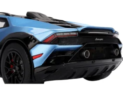 Lamborghini Huracan Sterrato Blu Aegir Blue Metallic with Matt Black Top 1/18 Model Car by Top Speed