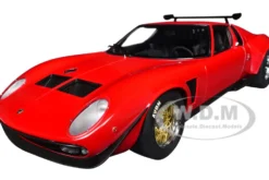 Lamborghini Miura SVR Jota Red 1/18 Model Car by Autoart