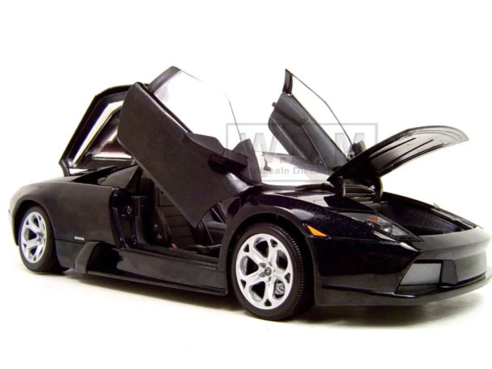Lamborghini Murcielago Roadster Black 1/18 Diecast Model Car Motormax 73169