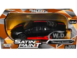 Lamborghini Reventon Matt Black with Red Stripes 