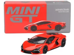 Lamborghini Revuelto Arancio Dac Lucido Orange Limited Edition to 7680 pieces Worldwide 1/64 Diecast Model Car by Mini GT