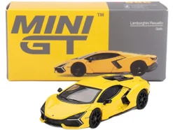 Lamborghini Revuelto Giallo (Yellow) Limited Edition 1/64 Diecast Model Car by Mini GT