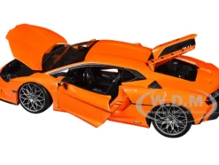 Lamborghini Temerario Orange Metallic 1/18 Diecast Model Car by Bburago