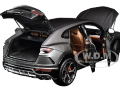 Lamborghini Urus Grigio Lynx Gray Metallic 1/18 Model Car Autoart 79164
