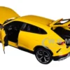 Lamborghini Urus Yellow 1/18 Diecast Model Car Bburago 11042