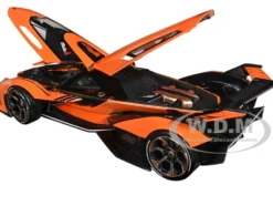 Lamborghini V12 Vision Gran Turismo Orange Metallic Special Edition 1/18 Diecast Model Car Maisto 31454OR