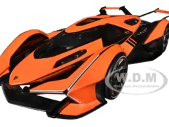 Lamborghini V12 Vision Gran Turismo Orange Metallic Special Edition 1/18 Diecast Model Car Maisto 31454OR