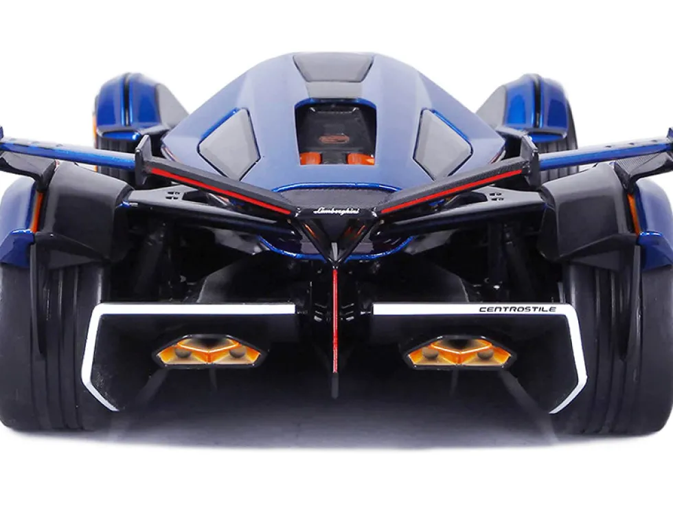 Lamborghini V12 Vision Gran Turismo Blue Metallic 1/18 Diecast Model Car Maisto 31454
