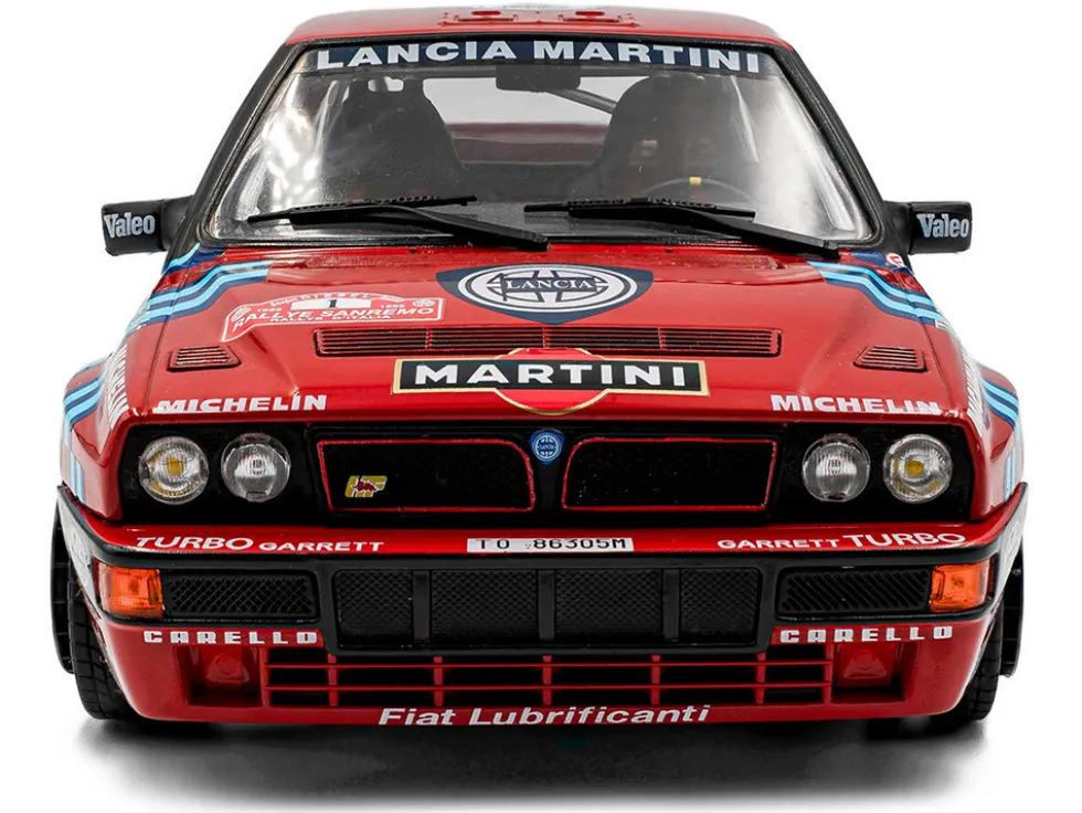 Lancia Delta HF Integrale #1 Miki Biasion - Tiziano Siviero Winner "Rally Sanremo" (1989) "Competition" Series 1/18 Diecast Model Car by Solido