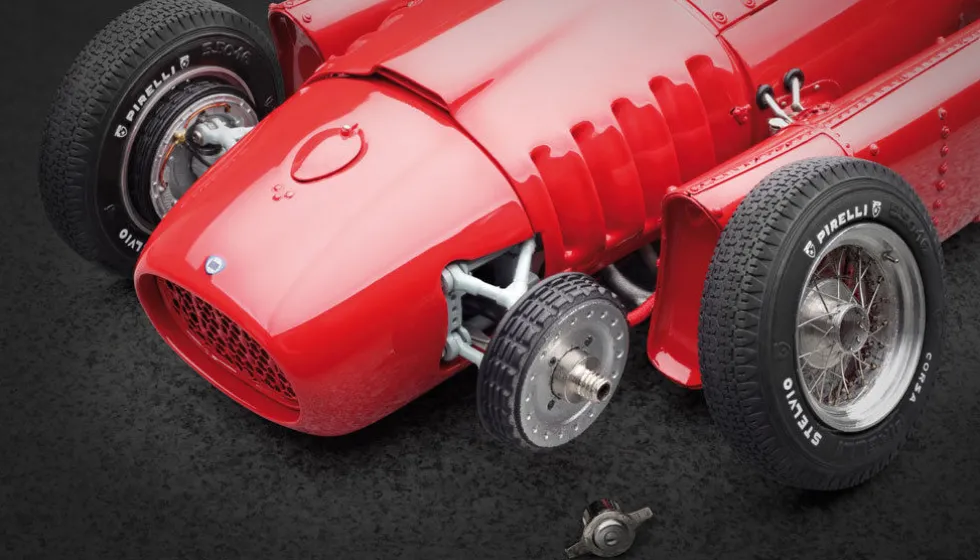 1954-1955 Lancia D50 Red 1/18 Diecast Model Car CMC 175