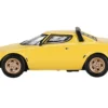 Lancia Stratos HF Stradale Giallo Fly Yellow Limited Edition to 1440 pieces Worldwide 1/64 Diecast Model Car by Mini GT