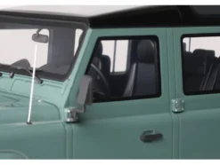 2016 Land Rover Defender 3 Station Wagon Green with Black Top 1/18 Model Car by GT Spirit