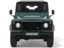 2016 Land Rover Defender 3 Station Wagon Green with Black Top 1/18 Model Car by GT Spirit