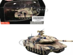 Leopard 2 A7+ Main Battle Tank "Desert Camouflage" German Army "Armor Premium" Series 1/72 Diecast Model by Panzerkampf