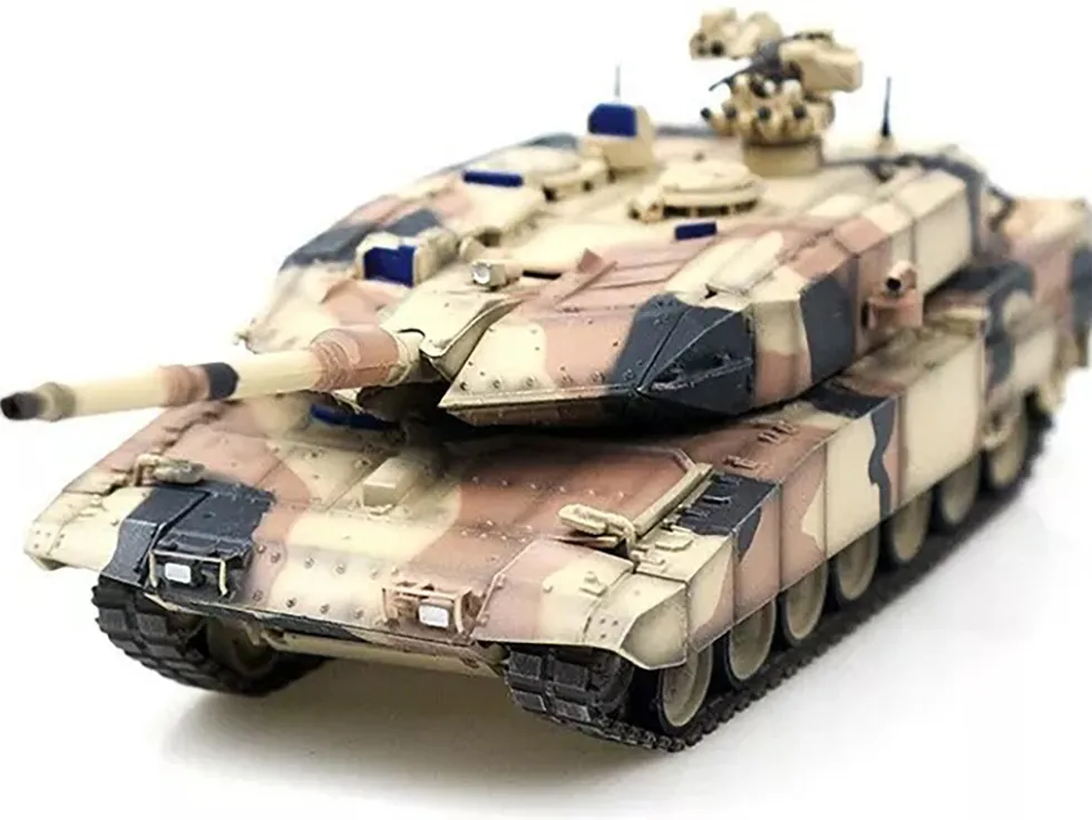 Leopard 2 A7+ Main Battle Tank "Desert Camouflage" German Army "Armor Premium" Series 1/72 Diecast Model by Panzerkampf