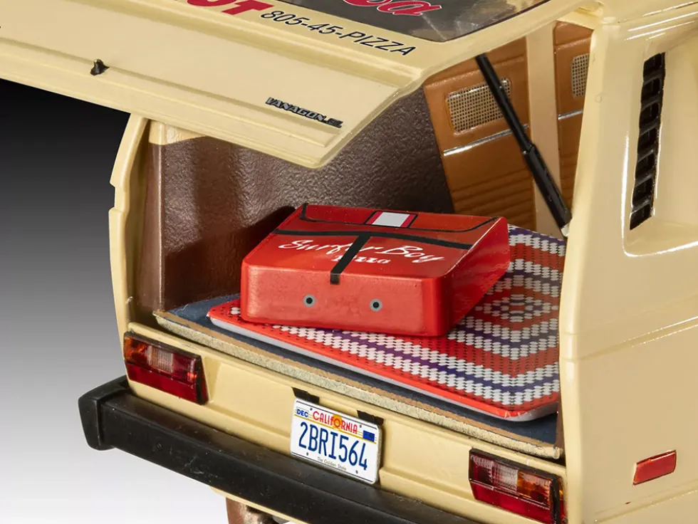 Level 3 Model Kit Argyle’s Volkswagen Vanagon "Surfer Boy Pizza" Van "Stranger Things" (2016-Current) TV Series 1/25 Scale Model by Revell