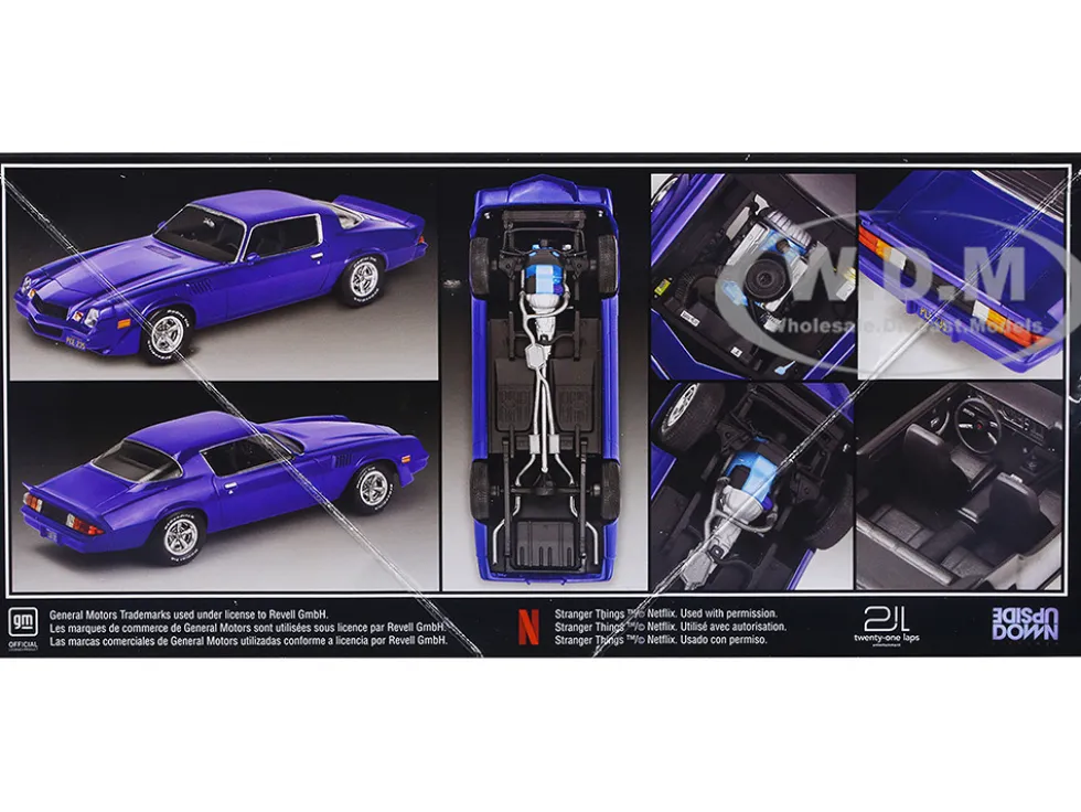Level 4 Model Kit Billy Hargrove’s 1979 Chevrolet Camaro Z/28 "Stranger Things" (2016-Current) TV Series 1/24 Scale Model by Revell