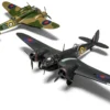 Level 2 Model Kit Bristol Blenheim Mk.IF Aircraft with 2 Scheme Options 1/72 Plastic Model Kit by Airfix