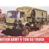 Level 1 Model Kit British Army 4-ton 4x4 GS Truck with 3 Scheme Options 1/76 Plastic Model Kit by Airfix