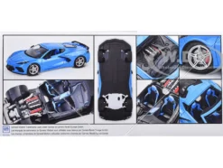 Level 4 Model Kit 2022 Chevrolet Corvette Stingray Z51 Coupe 1/25 Scale Model by Revell