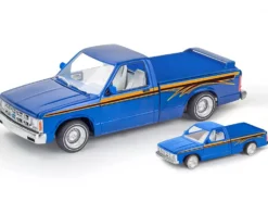 Level 4 Model Kit 1991 Chevrolet S-10 Lowrider Pickup Truck with 1/64 Diecast Version Included