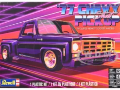 Level 4 Model Kit 1977 Chevrolet Street Pickup Truck 1/25 Scale Model by Revell