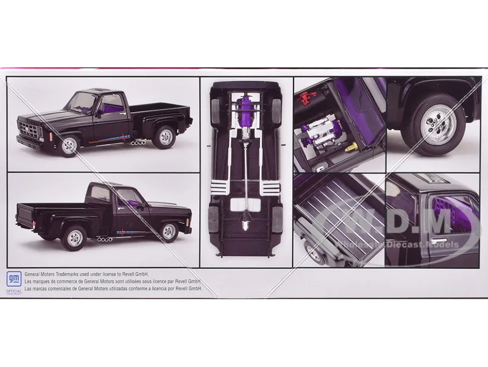 Level 4 Model Kit 1977 Chevrolet Street Pickup Truck 1/25 Scale Model by Revell