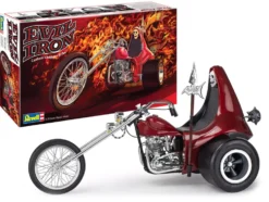 Level 5 Model Kit Evil Iron Custom Chopper Trike 1/8 Scale Model Revell 17325