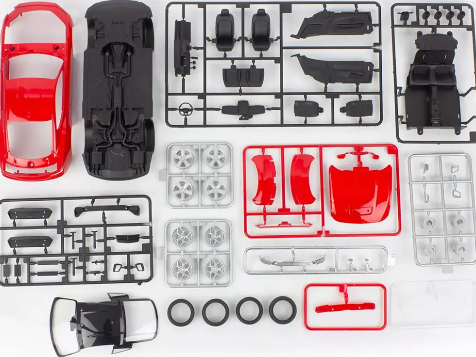 Level 3 Model Kit 2024 Ford Mustang GT 2-in-1 Kit (Click System) 1/25 Scale Model by Revell