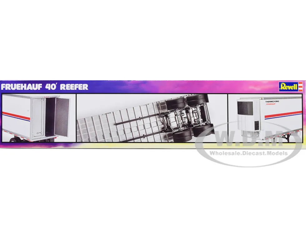 Level 4 Model Kit Fruehauf 40 Refrigerated Trailer Polar ICE 1/32 Scale Model Revell 14541