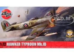 Level 1 Model Kit Hawker Typhoon Mk.IB Aircraft with 2 Scheme Options 1/72 Plastic Model Kit by Airfix