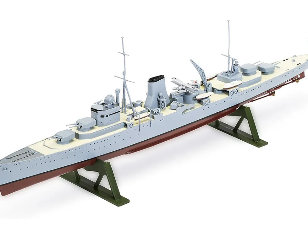 Level 3 Model Kit HMS Ajax Light Cruiser 1/600 Plastic Model Kit by Airfix