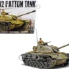 Level 4 Model Kit M48A2 Patton Tank 1/35 Scale Model Revell 85-7853