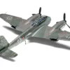 Level 2 Model Kit Messerschmitt Me410A 1 U2 & U4 Fighter Bomber Aircraft with 2 Scheme Options 1/72 Plastic Model Kit Airfix A04066