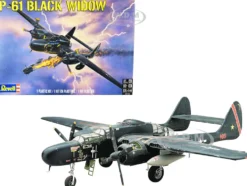 Level 5 Model Kit P-61 Black Widow Fighter Plane 1/48 Scale Model Revell 85-7546