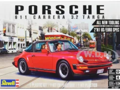 Level 4 Model Kit Porsche 911 Carrera 3.2 Targa 2-in-1 Kit 1/24 Scale Model Revell 85-4527