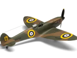 Level 2 Model Kit Supermarine Spitfire Mk.I Fighter Aircraft with 3 Scheme Options 1/48 Plastic Model Kit by Airfix