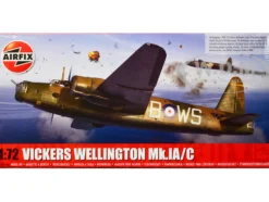 Level 3 Model Kit Vickers Wellington Mk IA C Bomber Aircraft with 2 Scheme Options 1/72 Plastic Model Kit Airfix A08019A