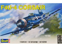 Level 4 Model Kit Vought F4U 4 Corsair Fighter Aircraft 1/48 Scale Model Revell 85-5248