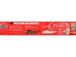 Level 3 Model Kit Westland Sea King HC.4 Helicopter with 2 Scheme Options 1/72 Plastic Model Kit by Airfix