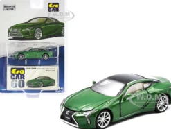 Lexus LC500 Nori Green Metallic Black Top Limited Edition 1200 pieces 1/64 Diecast Model Car Era Car LS21LCRN60