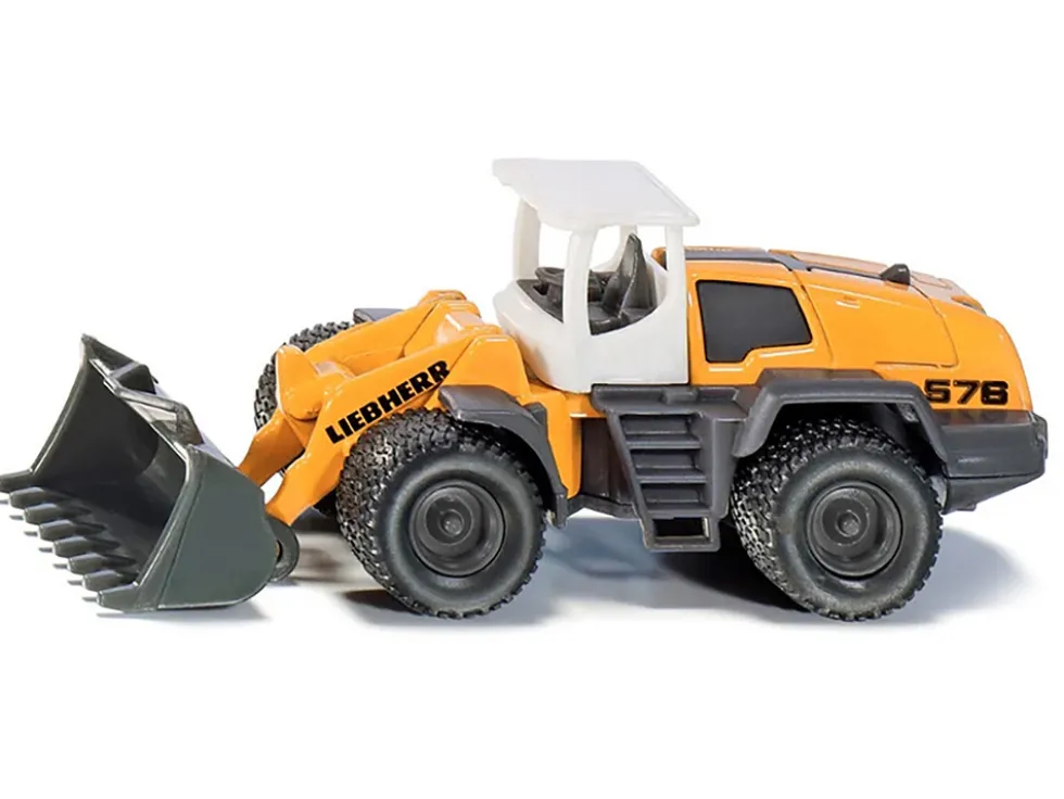 Liebherr 576 Wheel Loader Yellow with White Top Diecast Model Siku 1477