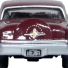1956 Lincoln Continental Mark II Dark Red 1/87 (HO) Scale Diecast Model Car by Oxford Diecast