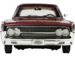 1962 Lincoln Continental Royal Red Metallic with Red Interior Limited Edition to 200 pieces Worldwide 1/43 Model Car by Goldvarg Collection