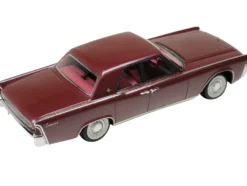 1962 Lincoln Continental Royal Red Metallic with Red Interior Limited Edition to 200 pieces Worldwide 1/43 Model Car by Goldvarg Collection