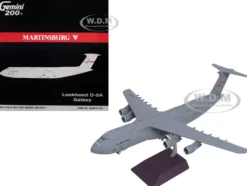 Lockheed C-5A Galaxy Transport Aircraft "68-0222, Martinsburg, West Virginia Air National Guard" United States Air Force "Gemini 200" Series 1/200 Diecast Model Airplane by GeminiJets