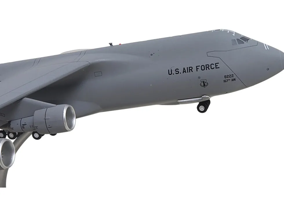 Lockheed C-5A Galaxy Transport Aircraft "68-0222, Martinsburg, West Virginia Air National Guard" United States Air Force "Gemini 200" Series 1/200 Diecast Model Airplane by GeminiJets