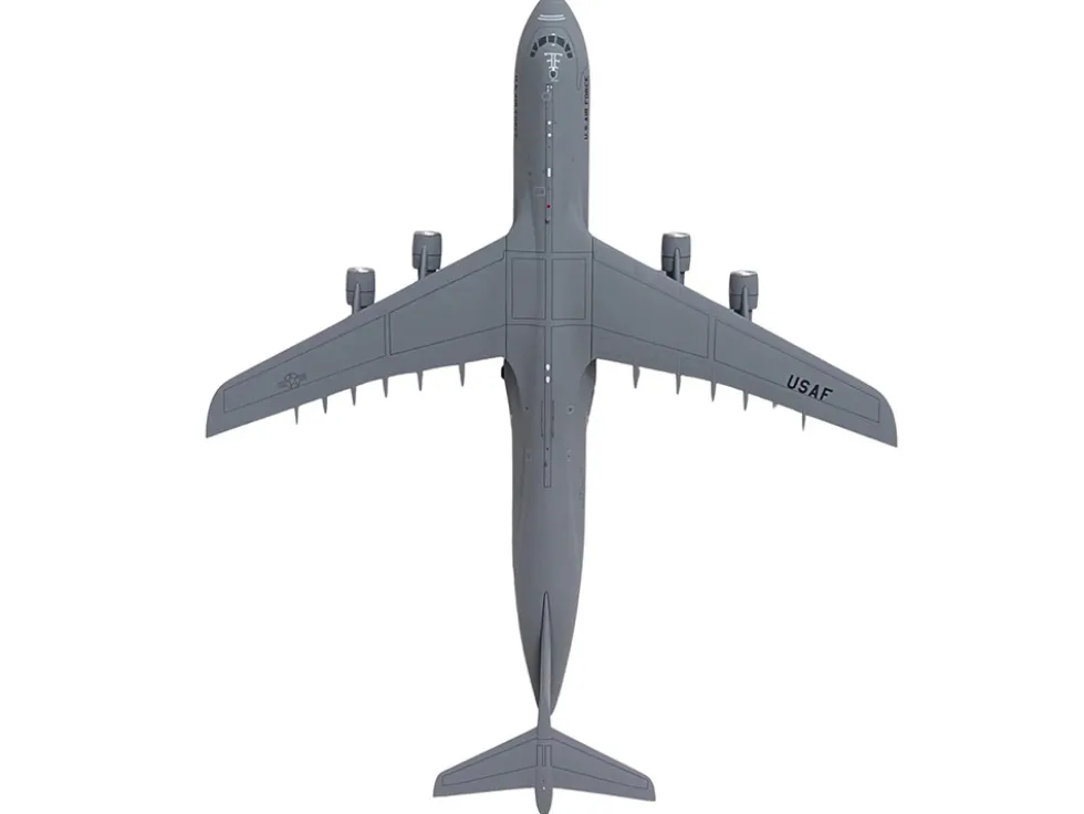 Lockheed C-5A Galaxy Transport Aircraft "68-0222, Martinsburg, West Virginia Air National Guard" United States Air Force "Gemini 200" Series 1/200 Diecast Model Airplane by GeminiJets